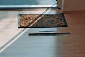Schaden durch Zersägen der Fußbodenheizung